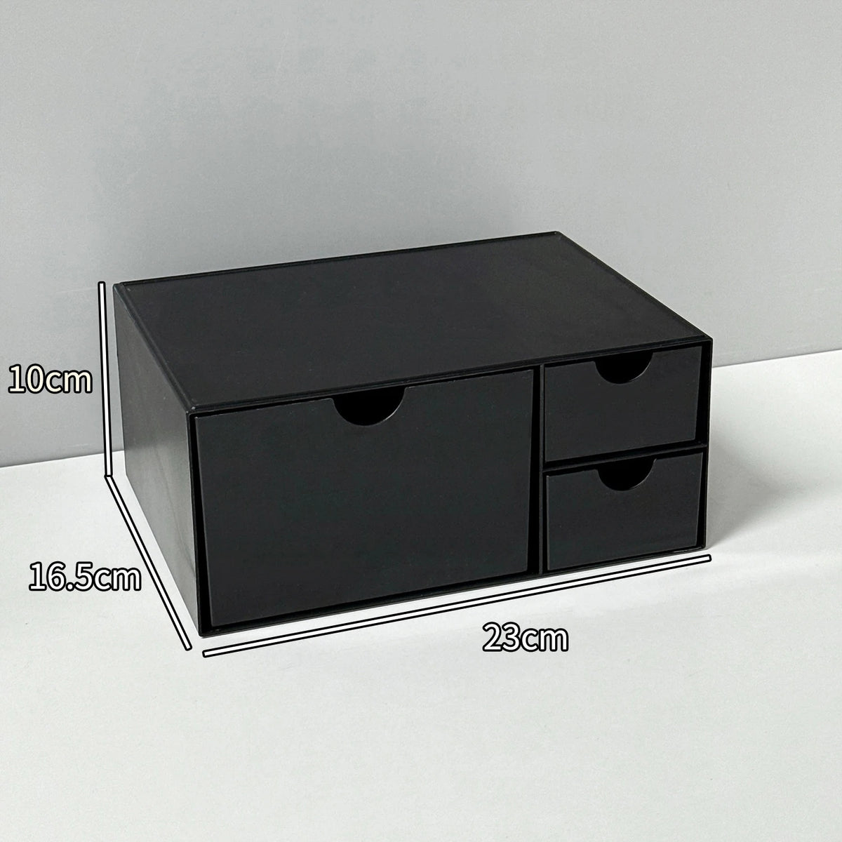 boîte rangement blanc noir tiroirs minimaliste moderne organisateur cosmétique multipurpose respectueux environnement