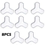 protections bord table transparentes silicone adhésives sécurité bébé moderne 12pcs