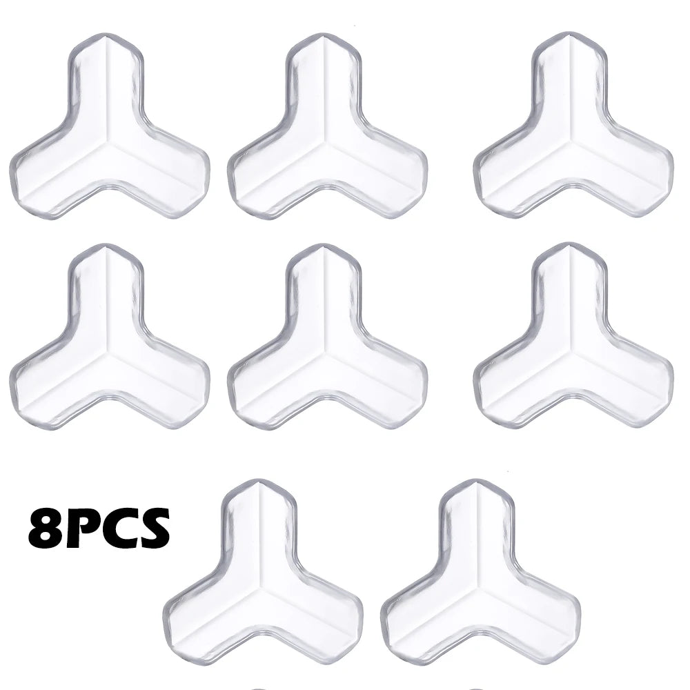 protections bord table transparentes silicone adhésives sécurité bébé moderne 12pcs