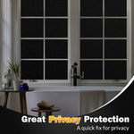 film fenêtre noir opaqué adhésif isolation thermique protection uv décoration moderne autoappliquable
