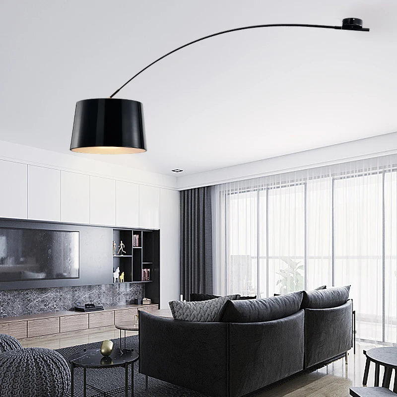 lampe moderne noir jaune blanc rouge fixation murale éclairage led chambre salon contemporain