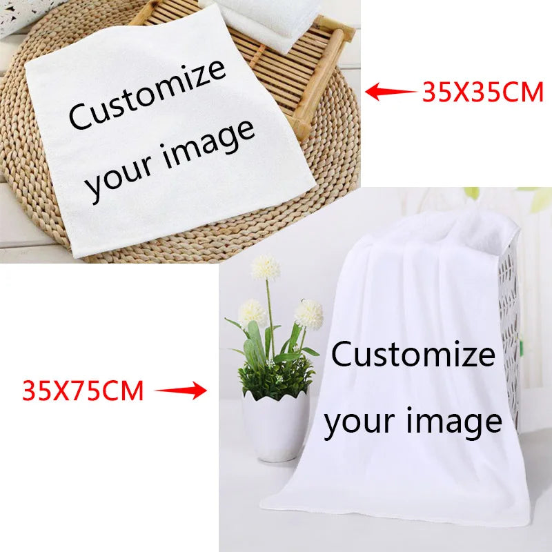 Serviette de bain personnalisable noire avec motifs étoiles