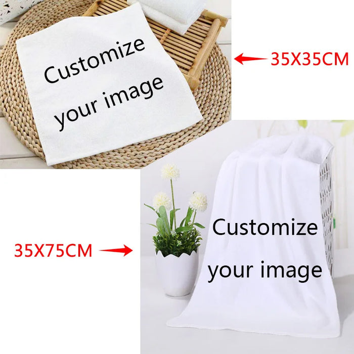 Serviette de bain personnalisable noire avec motifs étoiles