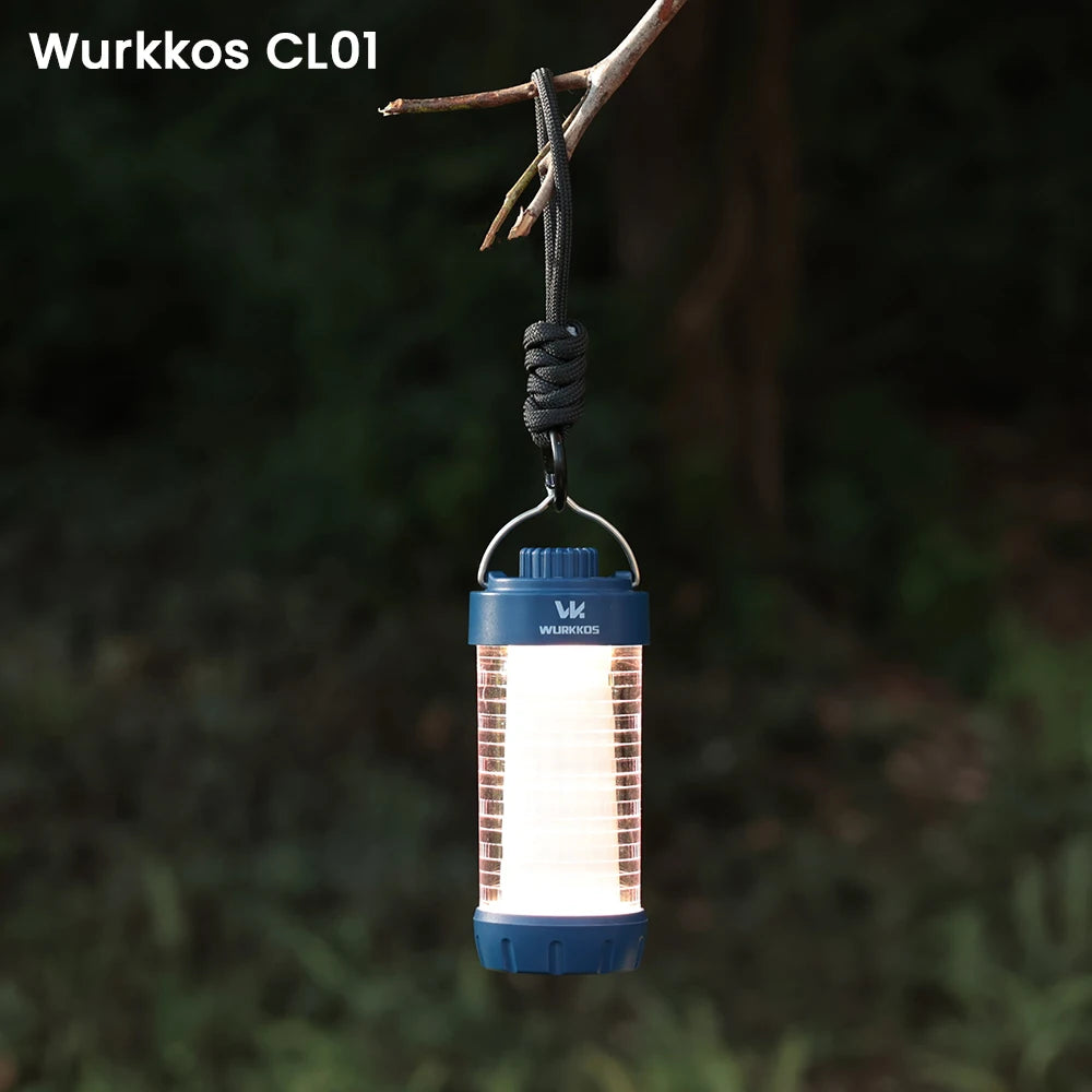 lanterne led portable rechargeable bleu rouge vert blanc transparent moderne compact camping aimant corde