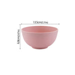 assiettes soupe modernes respectueuses l'environnement rose beige vert bleu opaques texture fine