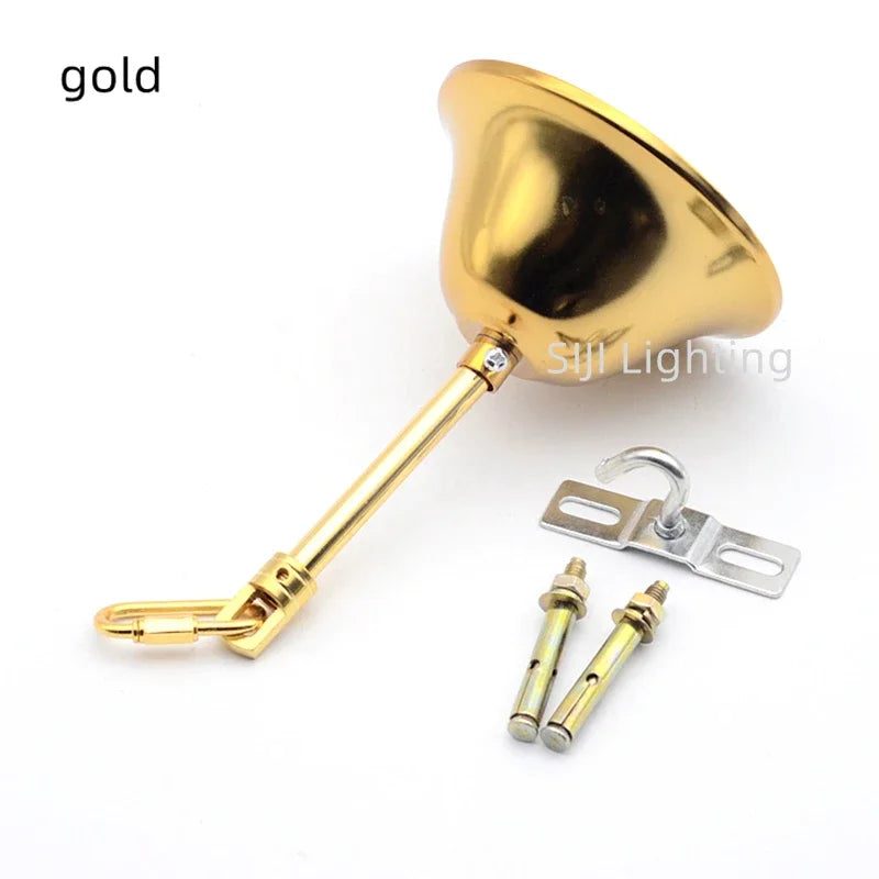 suspension moderne or rouge bronze noir vert bronze clips boulons