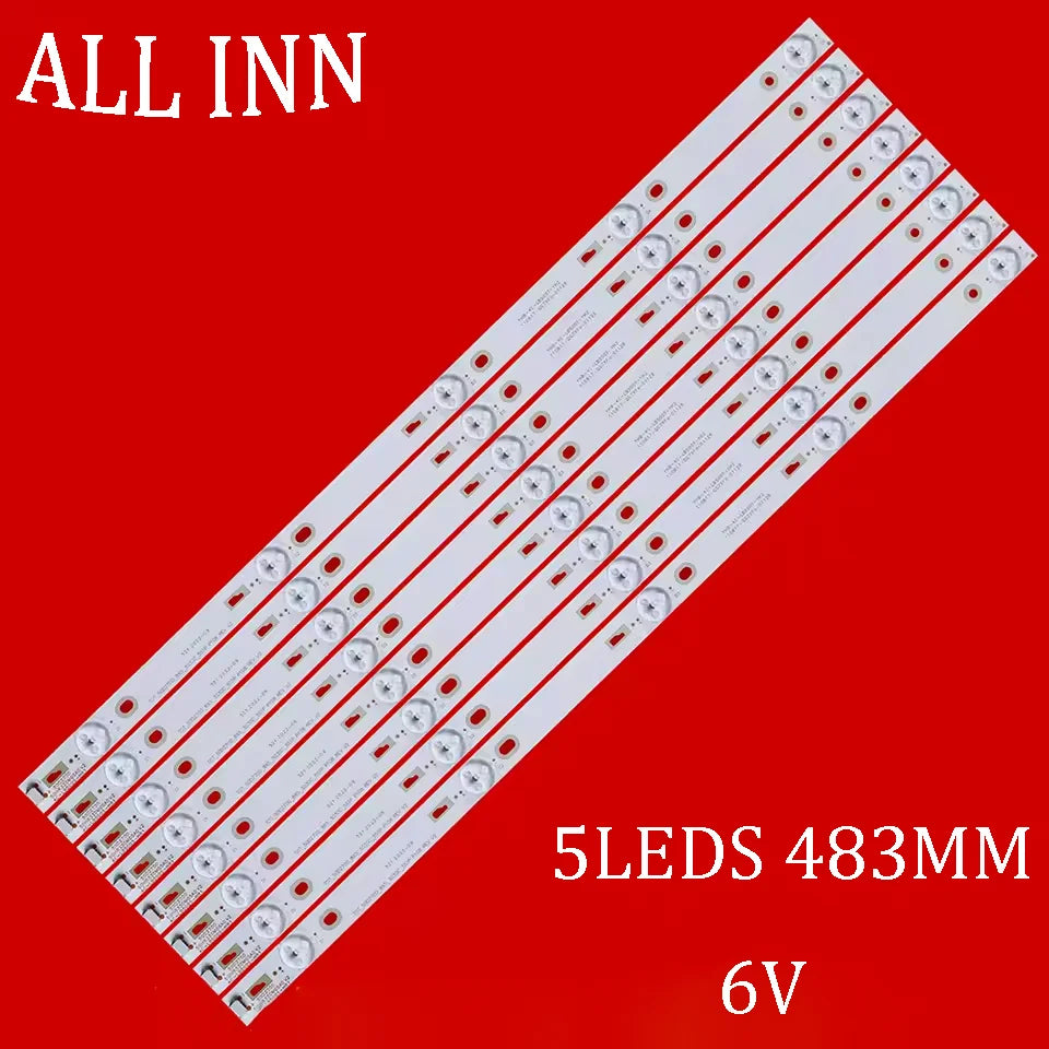 bande led 483mm blanc rondelles led rouge moderne 6v opacité