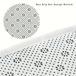 tapis sol moderne plage galets vague bleu clair blanc gris beige