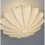 applique murale moderne beige clair lignes verticales motif coquillage murale toucher interrupteur led 4000k
