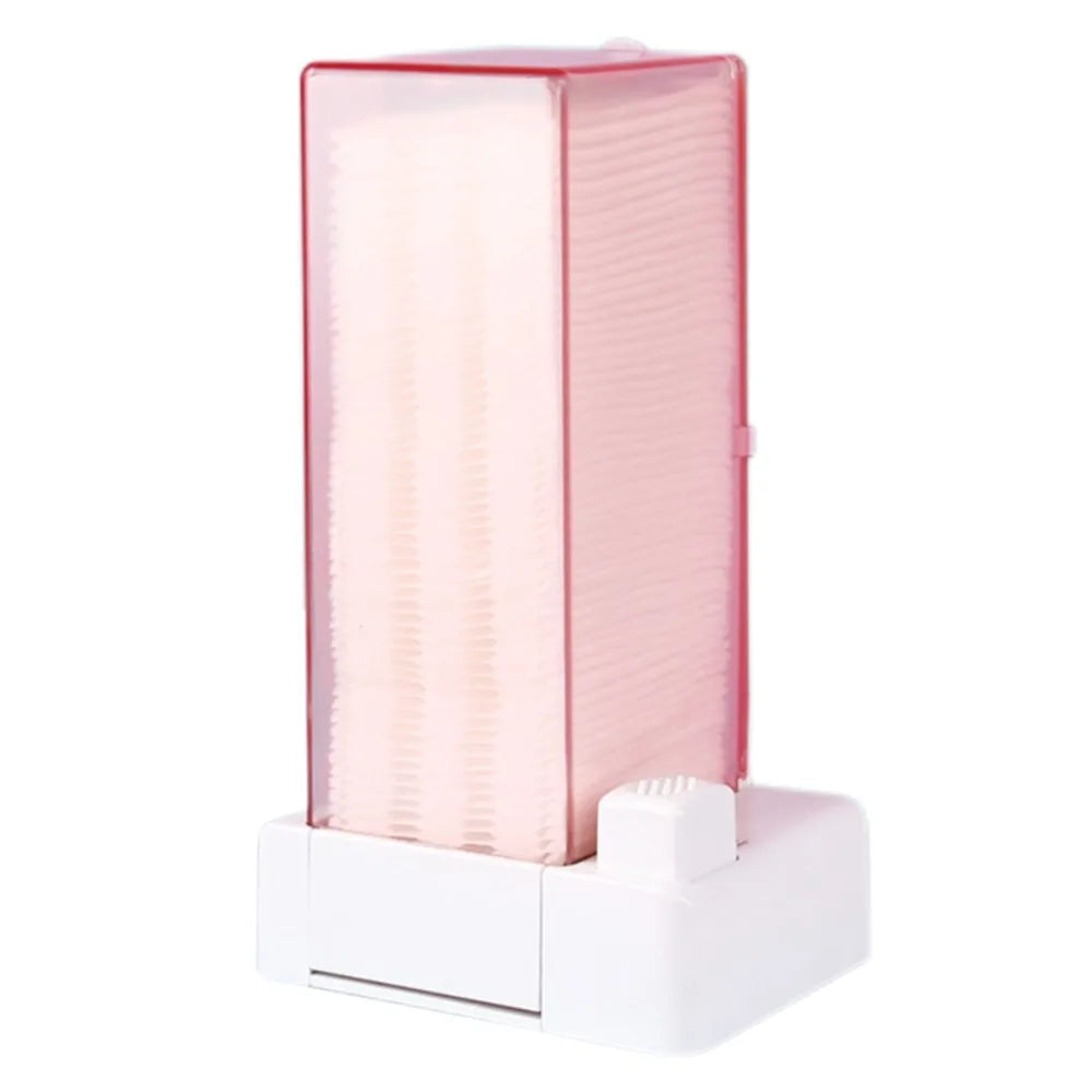 distributeur lingettes transparent moderne réutilisable adhésif blanc hygiène soins quotidien