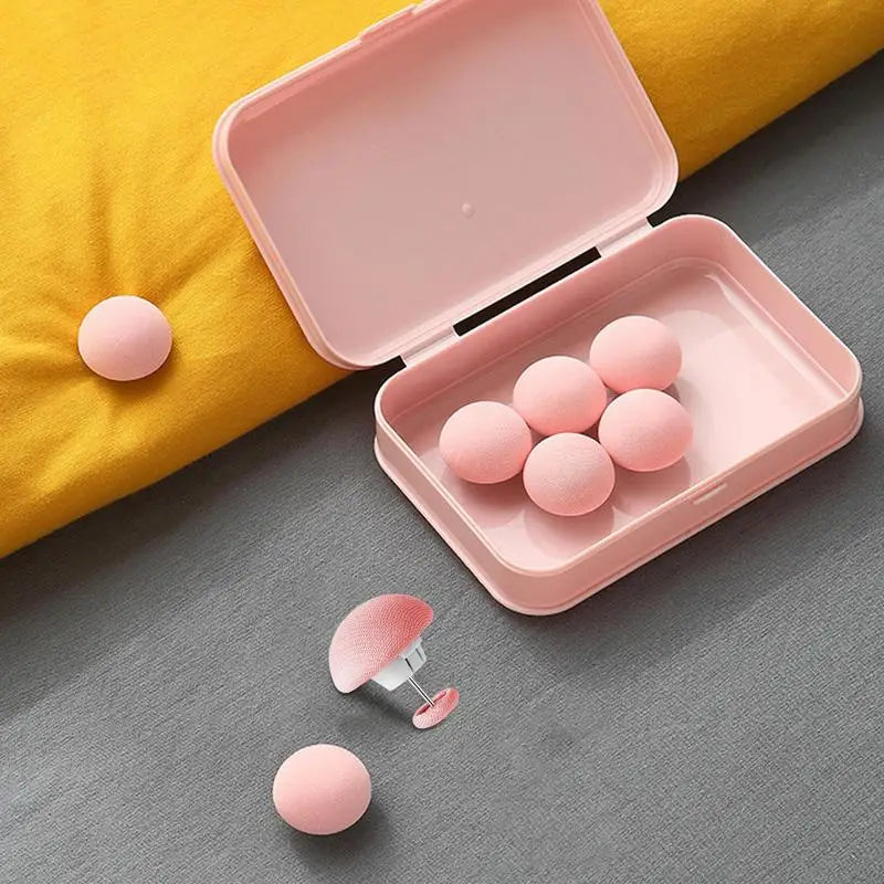 clips literie rose clair moderne clips bouton rotatif boîte rangement 3cm large 3.3cm haut