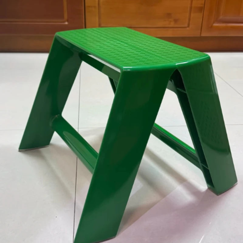 présentoir moderne deux marches vert mat 44cm 60cm 60.5cm transparent orange 39cm 39cm 29.5cm