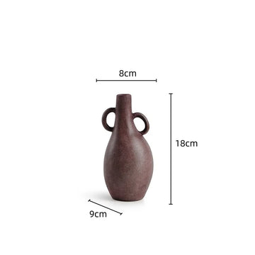 vase moderne céramique beige marron texture naturelle minimaliste décoration maison