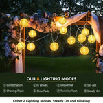 guirlande lumineuse solaire extérieure multicolore effet feuille sapin modes automatiques noël mariage festivités jardin