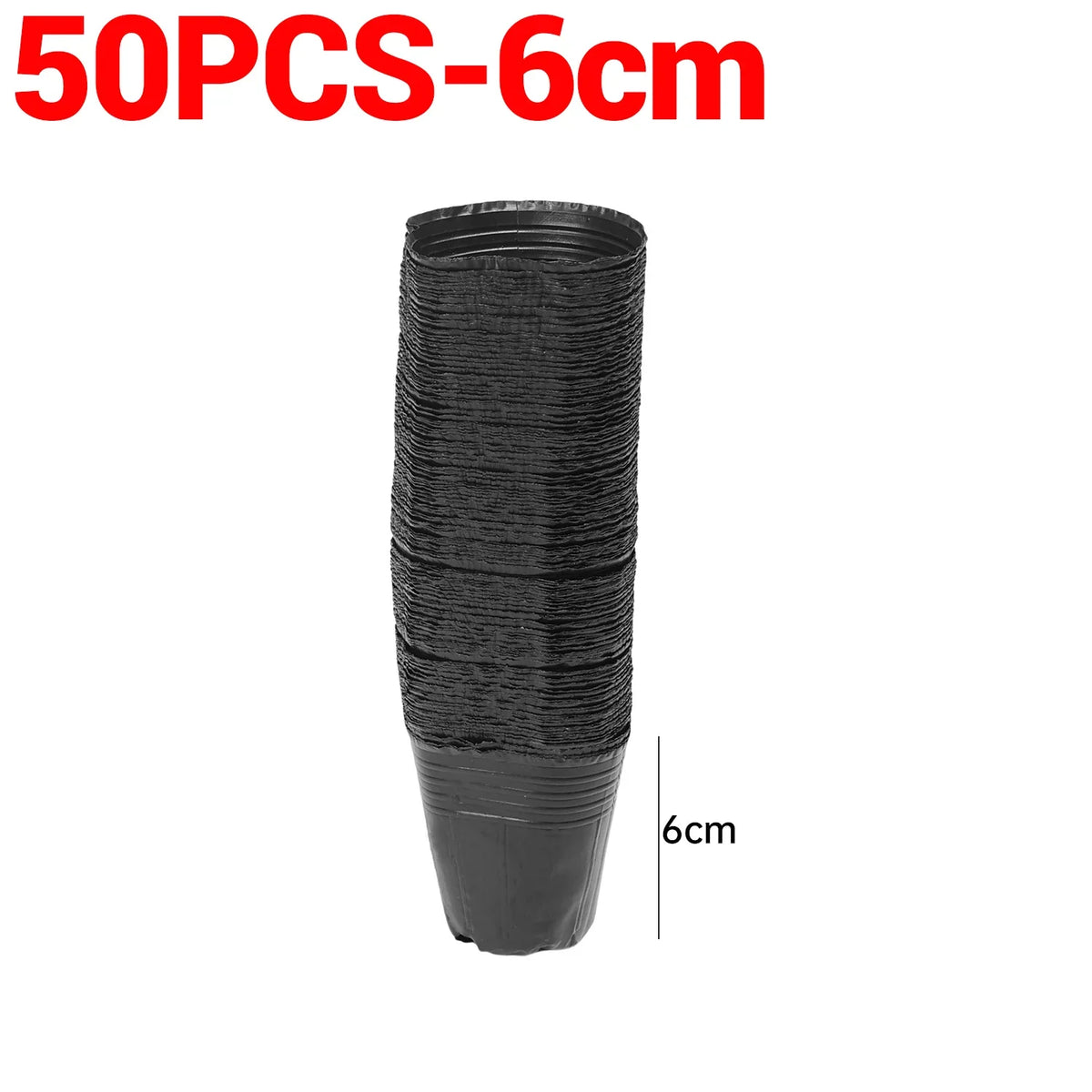 pots fleurs noirs opaques bacs pépinière plastique simples utilitaires plantes 13 10 cm