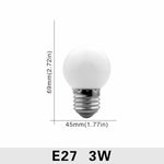 Ampoules LED E27 E14 blanc froid moderne 50000h 85+CRI 3W 20W