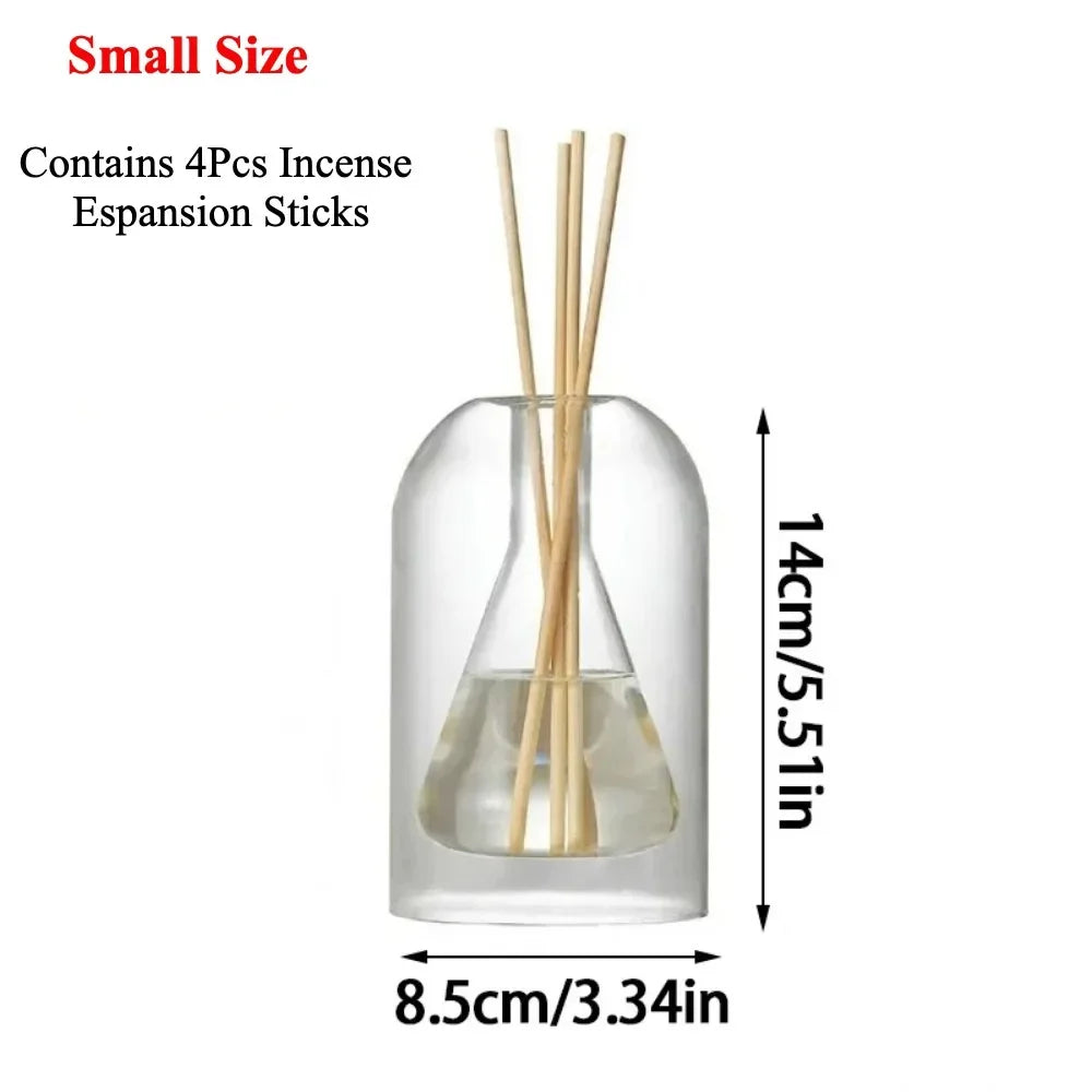 diffuseur huiles essentielles moderne forme champignon transparent vert marron rose bleu