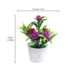 plantes artificielles vertes pot feuilles simples moderne décoration intérieure table ordinateur
