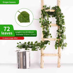 guirlande artificielle feuilles lierre vert décoration jardin intérieur fête mariage extérieur plante vigne