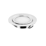 projecteur led 14mm 3w 5w 12v 24v argenté acier inoxydable cuisine moderne