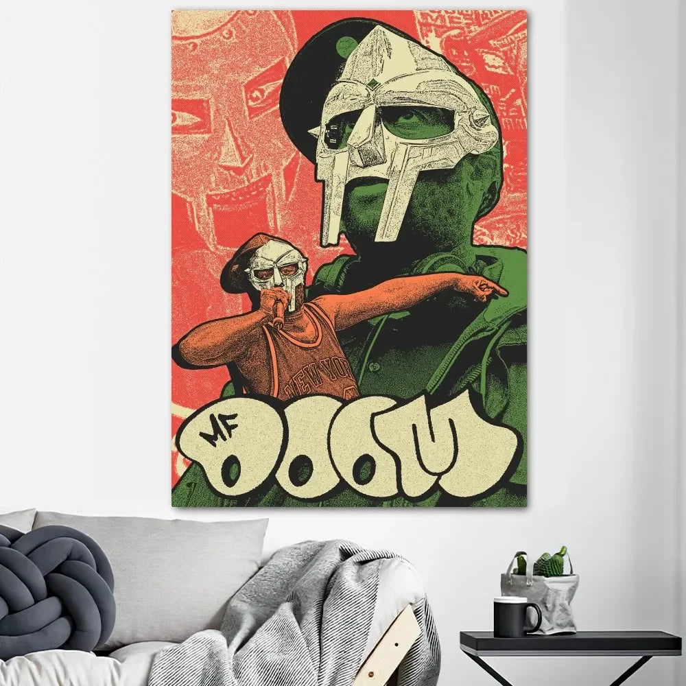 affiche toile pop art chanteur décoration mur salon chambre graphique graffiti moderne