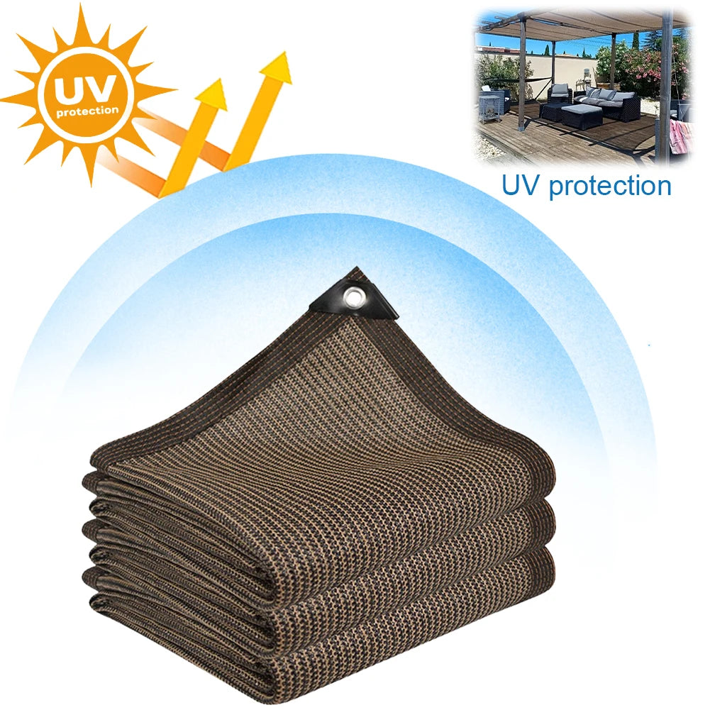 toile protection solaire marron clair maille fine métalliques 2m 3m 3m 4m opaques moderne
