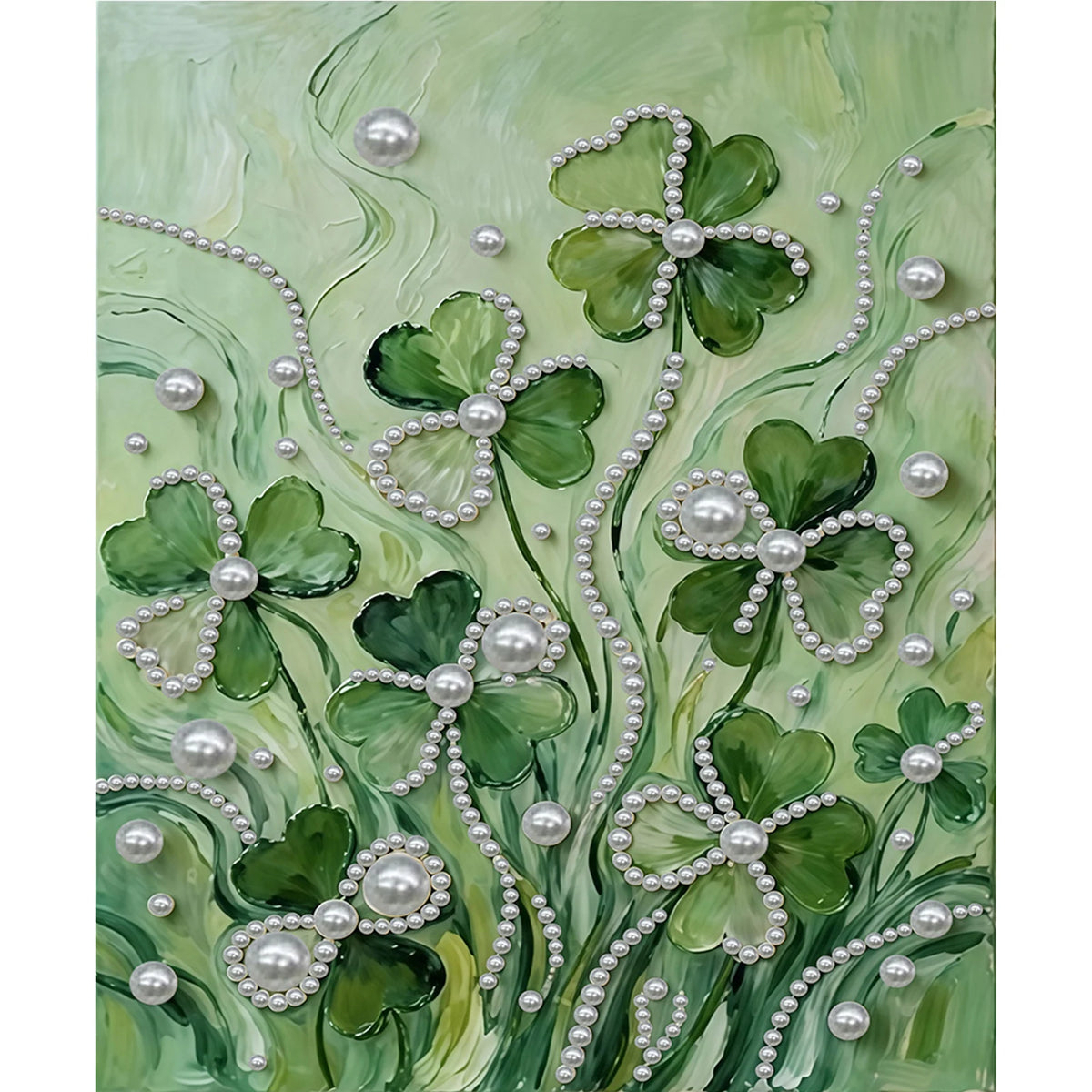tableau decoratif art contemporain floral animalier abstrait diy resine opaque 35x45cm