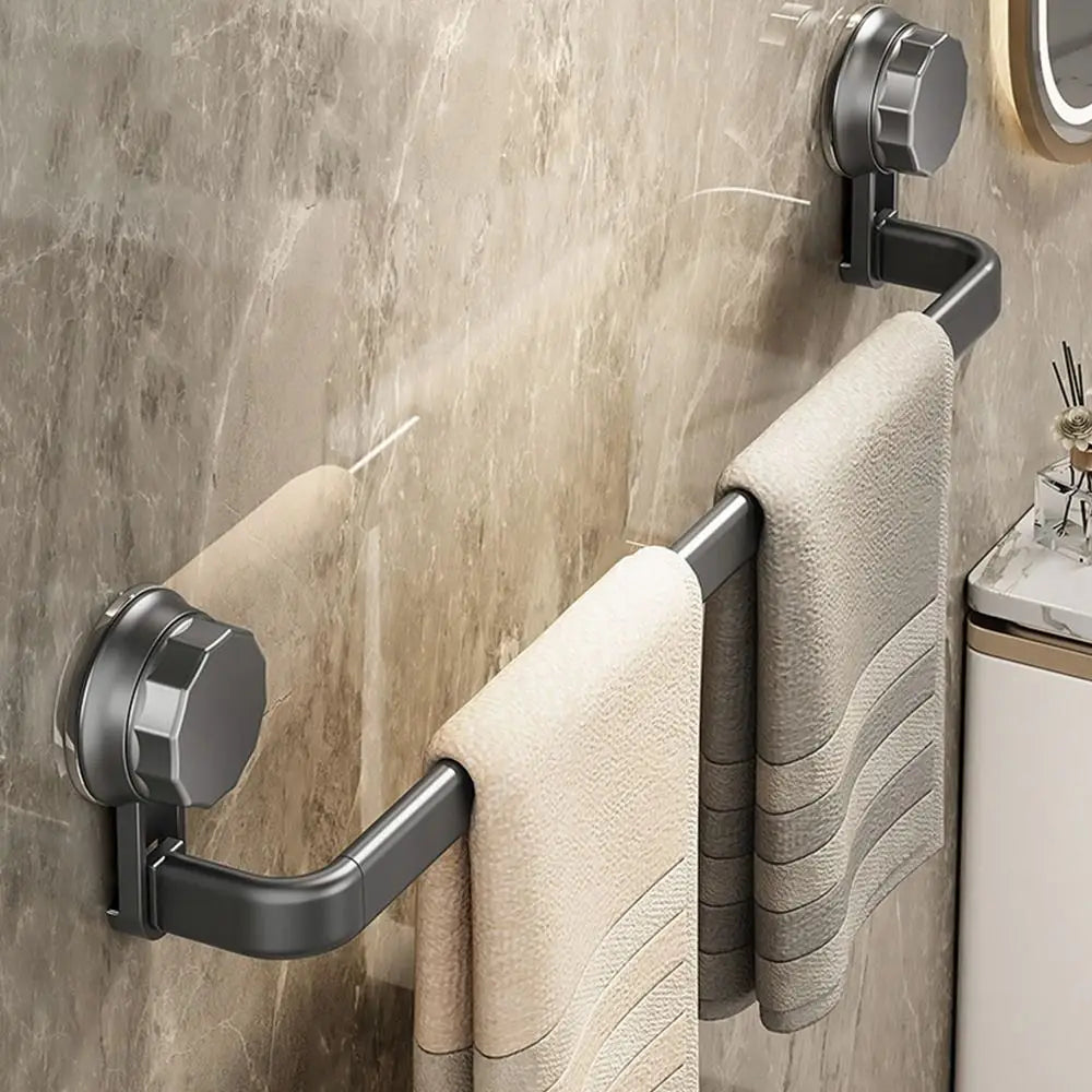 porte serviettes mural gris moderne ventouse sans perçage texture mat serviettes largeur 35cm 45cm