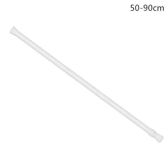 tiges rideau ajustables blancs modernes respectueux environnement 18 90cm pack