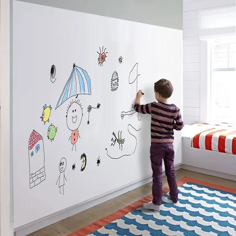 tableau magnétique blanc aimants doux motif graphique moderne adhésif marques enfants