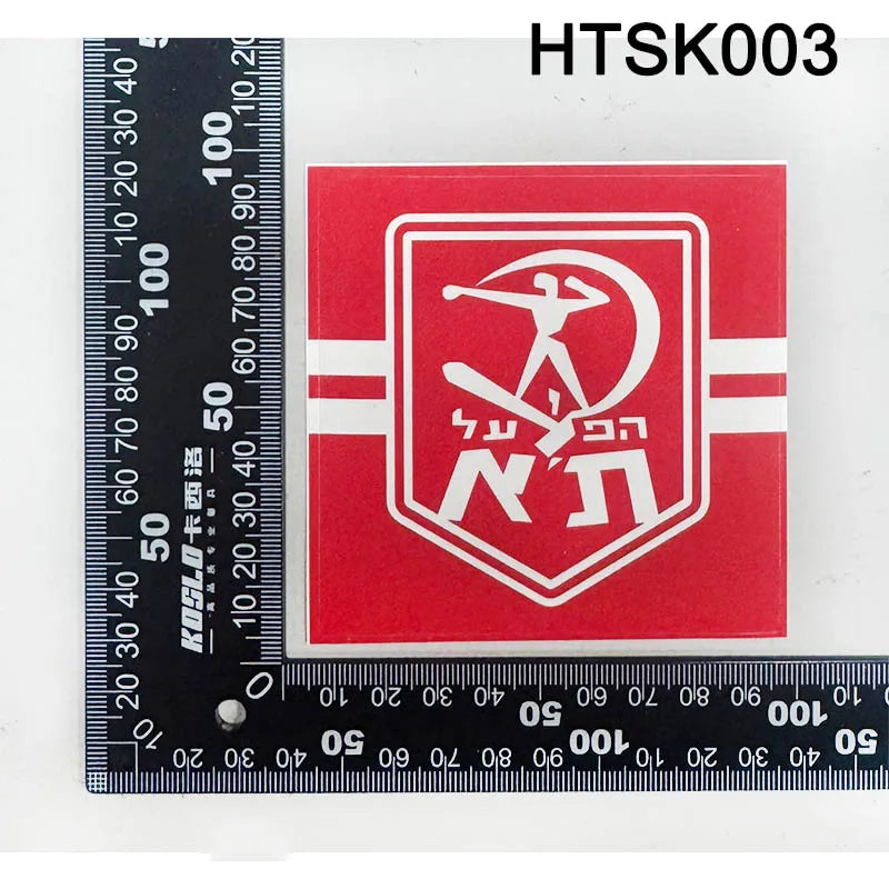 autocollants stickers graphiques sportifs logos équipe football rouge blanc noirs muraux réfrigérateur carreaux meubles