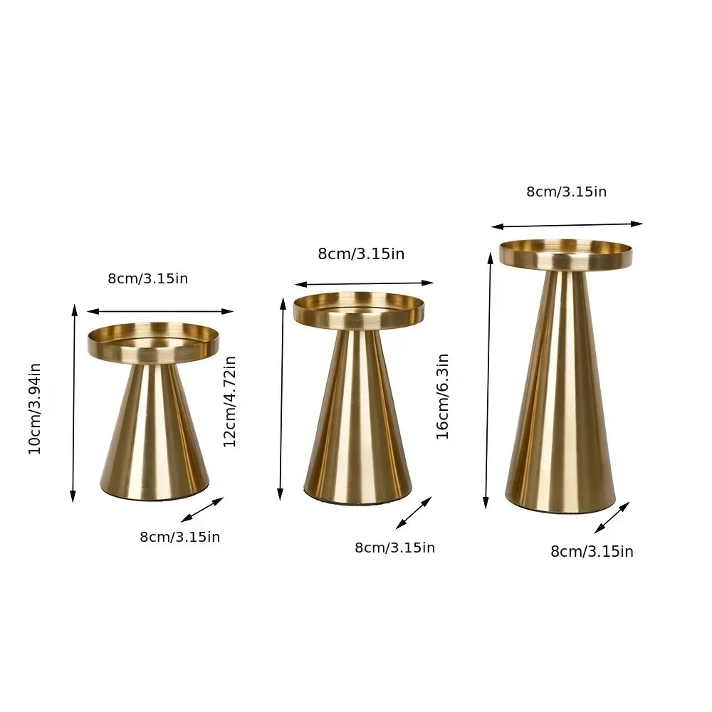 supports bougie moderne or bougies fleurs séchées vase céramique blanc deco intérieure valentin mariage
