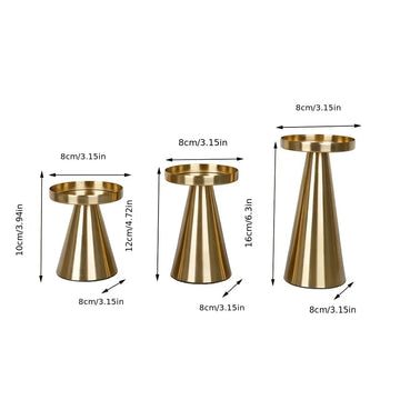 supports bougie moderne or bougies fleurs séchées vase céramique blanc deco intérieure valentin mariage