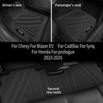 tapis sol caoutchouc noir rayures horizontales moderne résistant poignées rangement voiture 2023 2024 2025