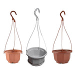 porte plantes suspendus tissu tressé marron gris blanc transparent modernes rustiques crochets 24cm 39cm