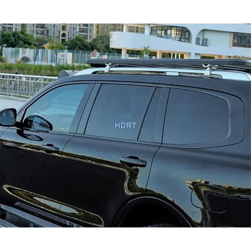 protège soleil fenetre voiture noir barres toit led stickers adhésifs suv moderne sportif fixations