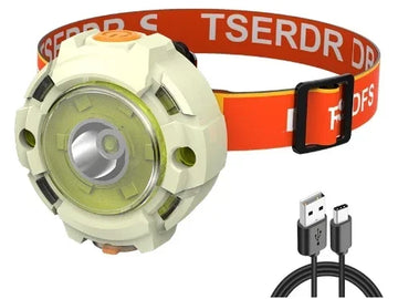 lampe frontale led rechargeable batterie lithium bandana tête camping outdoor