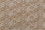 tissu brodé traditionnel géométrique floral résistant coton bleu foncé marron blanc totalément opaque artisanal