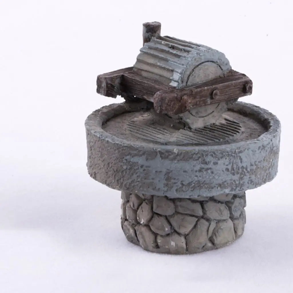 miniatures traditionnelles résine bâtiments toitures tuiles détails architecturaux gris noir vert