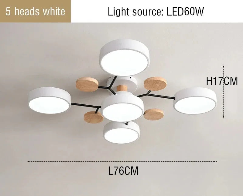 lampe moderne gris bois acrylique translucide led couleurs dimmable scandinave 220v