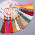 pompons multicolores texturés franges 12cm 5cm longueur traditionnels décoratifs 10pcs