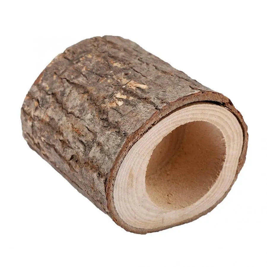 support vase bois rustique marron clair decor maison naturel decoration fleur holder stand