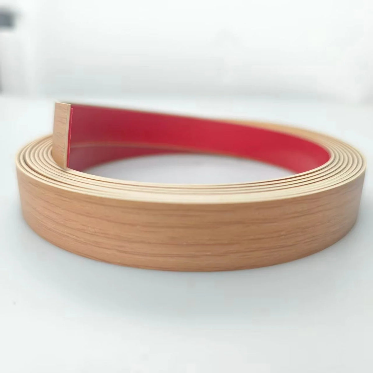 ruban adhésif décoratif pvc 3m 5m rayures horizontales moderne couleur marron foncé blanc beigeclair