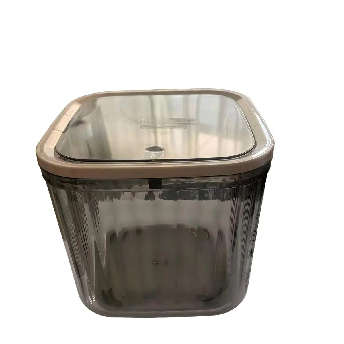 boîtes rangement transparentes modernes clips élastiques pinceaux maquillage filles minimaliste