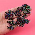 épingles broches dinosaures pop art couleurs vives accessoires cosplay bijouterie décoration sacs dos