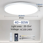 plafonnier led moderne blanc éclairage cuisine télécommande app interrupteur mural flux lumineux élevé