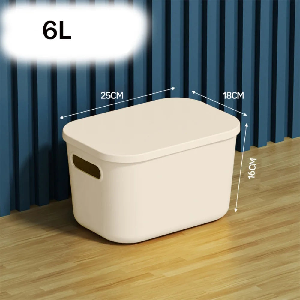 boîtes rangement empilables boîte rose clair blanc modernes minimalistes poignées plastique