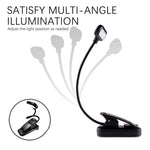lampe lecture led rechargeable portable clipser flexible noir moderne chambreétudelectureportable