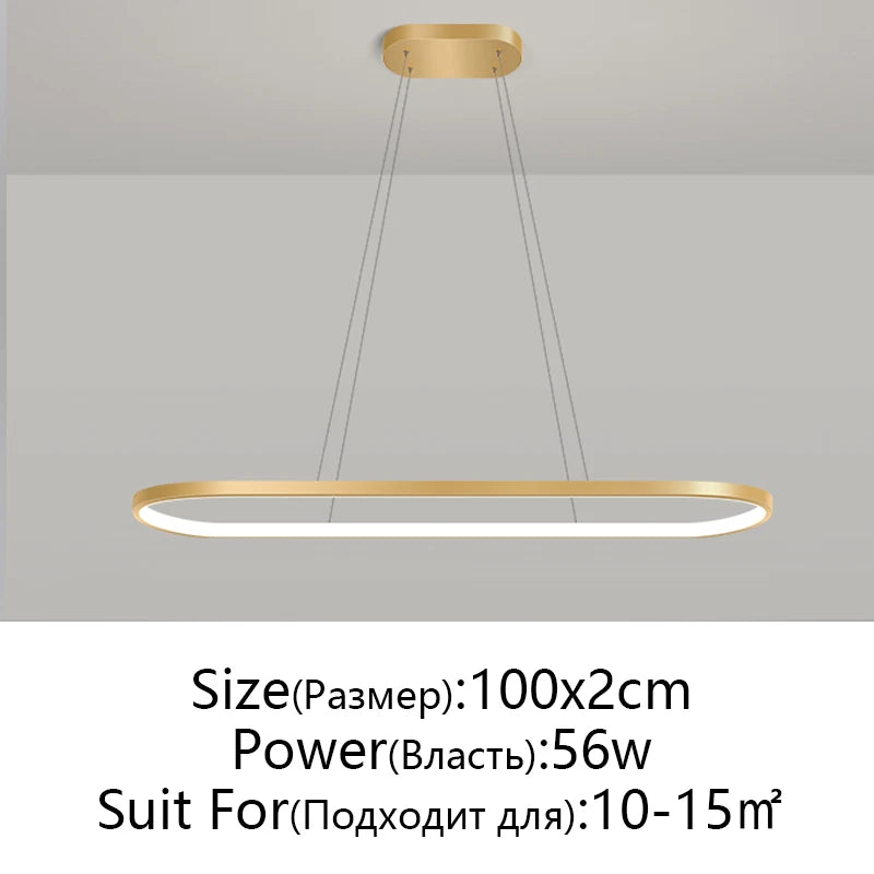 lampe suspension moderne rond aluminium blanc noir or salon salle manger chambre