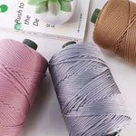corde coton tressée 3mm fil tissé décoratif couture artisanat accessoires faits main